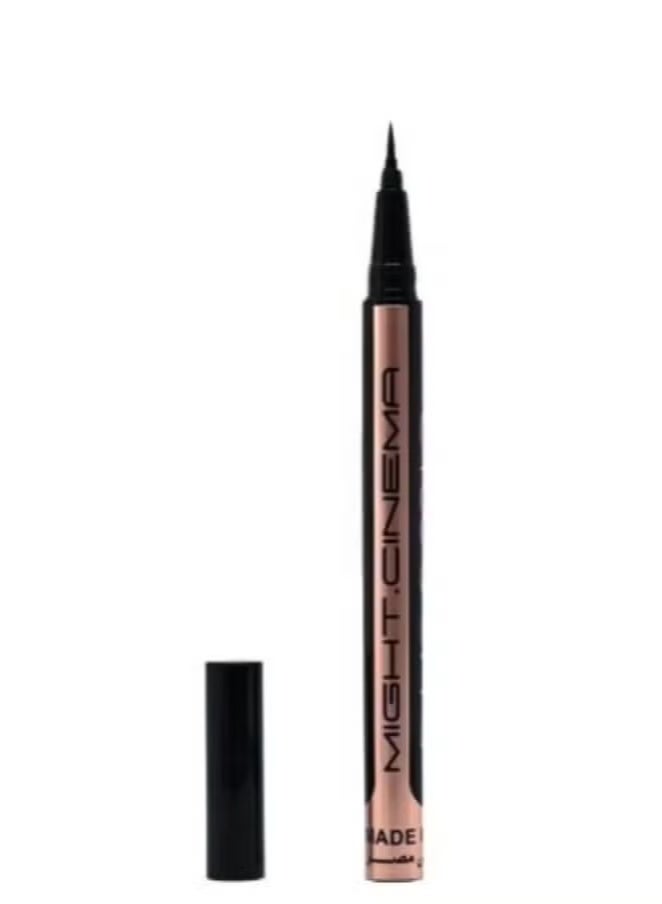 Might Cinema Dynamic Eyeliner – Intense Black Pencil with Long-Lasting Precision Brush - Image 4